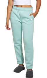 Carhartt Women's Relaxed Fit Fleece Jogger Teal Cozy Pants Size Large NWOT Photo 0