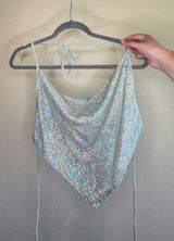 Papaya crop top sequin Photo 0