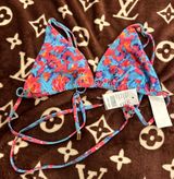 PacSun Multi Colored Bathing Suit Top Photo 0