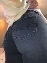 American Eagle Outfitters Next Level Stretch Black Jeans Photo 0