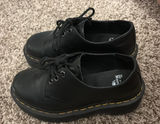 Dr. Martens Leather Platform Shoes Photo 0