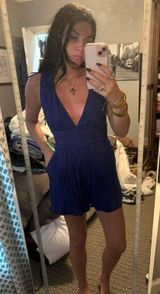 One Love Clothing blue romper  Photo 0