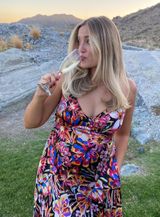 VICI Satin Floral Dress Photo 0