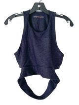 Outdoor Voices Dark Gray Cutout Back Crop Top size medium Photo 0