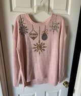 Pink Christmas sweater Size XL Photo 0