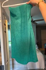 Boutique Green Strapless Mini Dress Photo 0