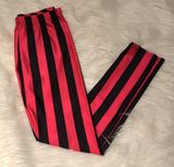 Amazon Black and Pink Stripe Leggings Photo 0