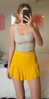 Forever 21 Yellow Skirt Photo 0