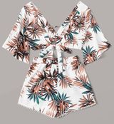 SheIn Tropical Crop/Short Set  Photo 0