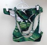 Elleschic Small Green Leaf Bikini Photo 0