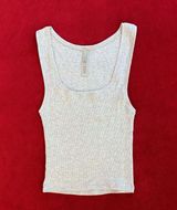 SKIMS cotton rib tank in light heather grey size S Photo 0