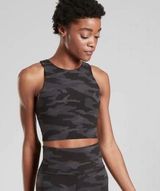 Athleta Conscious Crop Tank Camo Small Photo 0