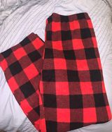Holiday Time Red and Black Plaid Pajama Pants Photo 0