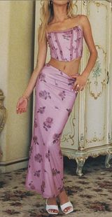 Floral Maxi Skirt Photo 0