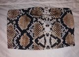 Pretty Little Thing Snakeskin Tube Top Photo 0