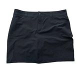 Eddie Bauer  Adventurer 2.0 Skort Size 12 Black Outdoor Tennis Golf Pickleball Photo 0