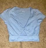 American Eagle Super Cropped Ring Front Tee Photo 0