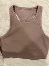 Threads 4 Thought Purple Cropped Workout Top Photo 0