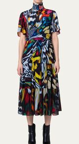 Akris Punto NWT  Midi Dress with Fancy Butterfly Print Photo 0