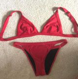 Red Bikini Set Photo 0