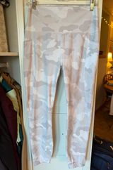 RBX Active Leggings White Camouflage Ankle 7/8 Length Photo 0