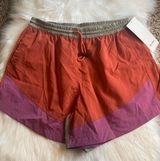 Lululemon Evergreen High Rise Short 4.5” Size 6 Pink Red Water Repellent NWT Photo 0