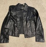 Preston & York Genuine Black Leather Jacket  Photo 0