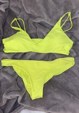 neon bikini Yellow Size M Photo 0