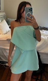 DO+BE  dress teal strapless Photo 0