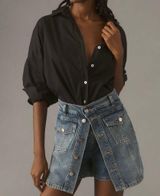 Anthropologie Pilcro Country Denim Skorts, Size 26 Photo 0