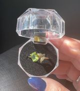 Peridot Sterling Silver Ring Photo 0