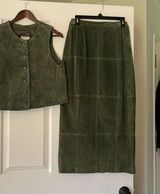 Women’s Vintage Suede Skirt and Vest Photo 0