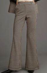 NWOT By Anthropologie Knit Tweed Flare Pants Photo 0