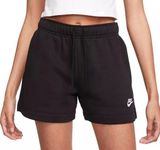 Nike Sportswear Women’s Sz S Black Club Fleece Mid-Rise Shorts Photo 0