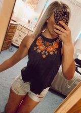 American Eagle Outfitters Embroidered Tank top  Photo 0
