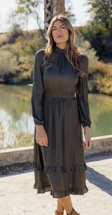 Roolee Deep Waters High Neck Dress Photo 0