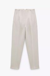 Zara High-waisted Pleated Pant Photo 0