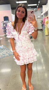 Boutique Pink Ruffle  Dress Photo 0