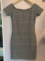 Lord & Taylor Design Lab Checkered Body Con Dress Photo 0