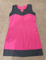 Fashion Retro Y2K Colorblock Sleeveless Mini Dress Pink Photo 0