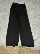 Black Wide Leg Trousers Photo 0