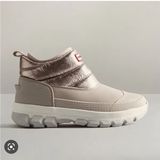 Hunter Women's Metallic Insulated Snow Boots Dark Silver Photo 0