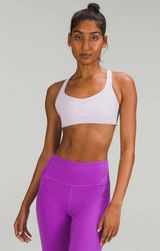 Lululemon Free to Be Ribbed Bra in Faint Lavender Size 4 Photo 0