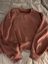 Lululemon Perfectly Oversized Crop Crew Photo 0