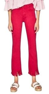 ZARA Hot Pink Jeans Photo 0