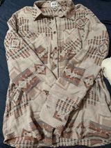 BKE  Button Down Long Sleeve Shirt Photo 0