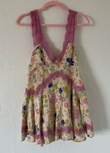 Tiffany dress Floral Dress with Pink Lace Accents Photo 0