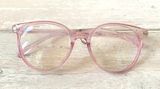 Bluelight Blocking Glasses Pink Clear Frames Women’s Adult OS Blue Light NEW Photo 0