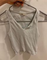 Cotton On Light Blue Crop Top Photo 0