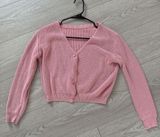 Mauvy Pink Cropped Cardigan Photo 0